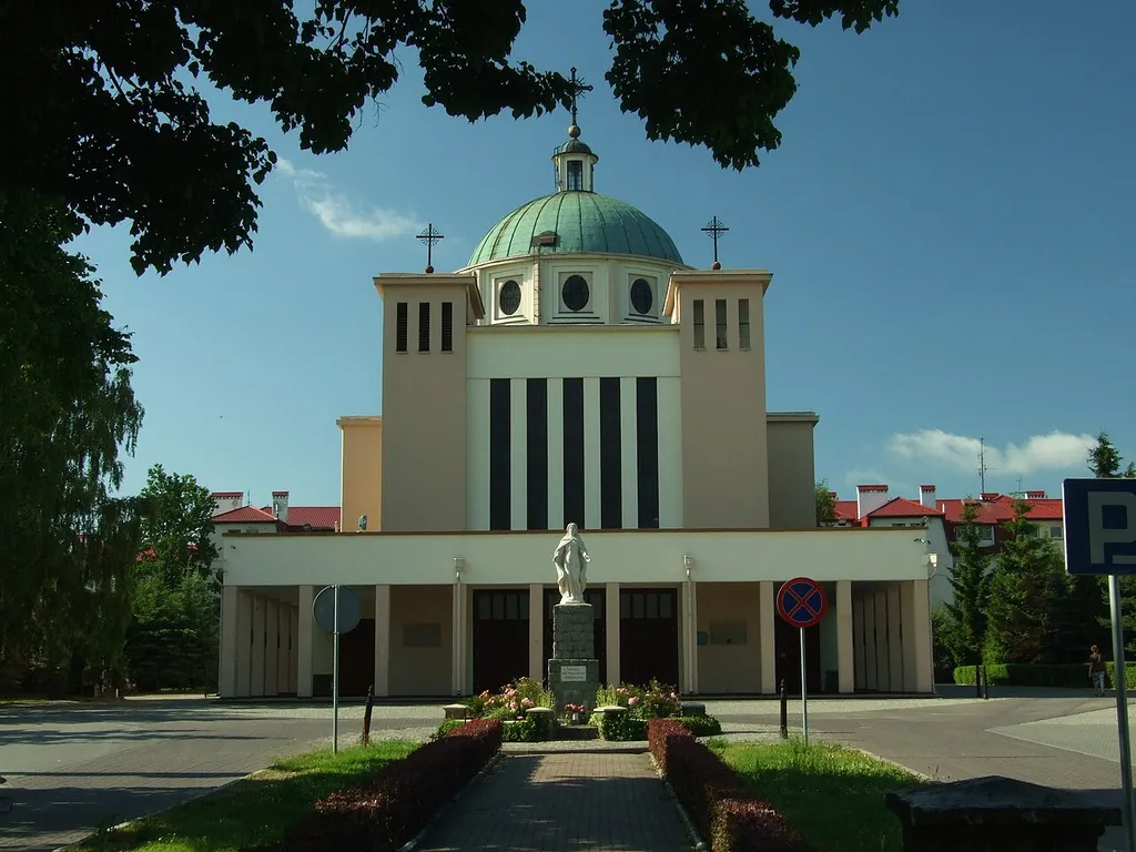 St. Wojciech church in Starogard Gdański, Pomeranian voivodeship, Poland