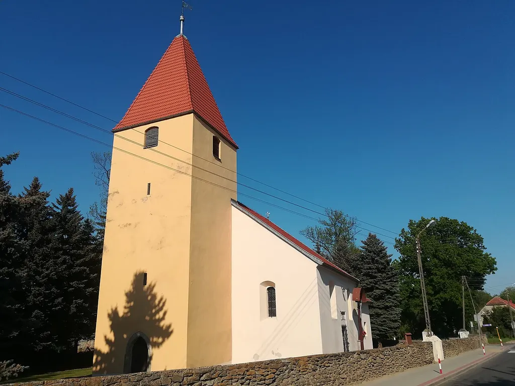 Kościół Bożego Ciała w Łażanach na Dolnym Śląsku.