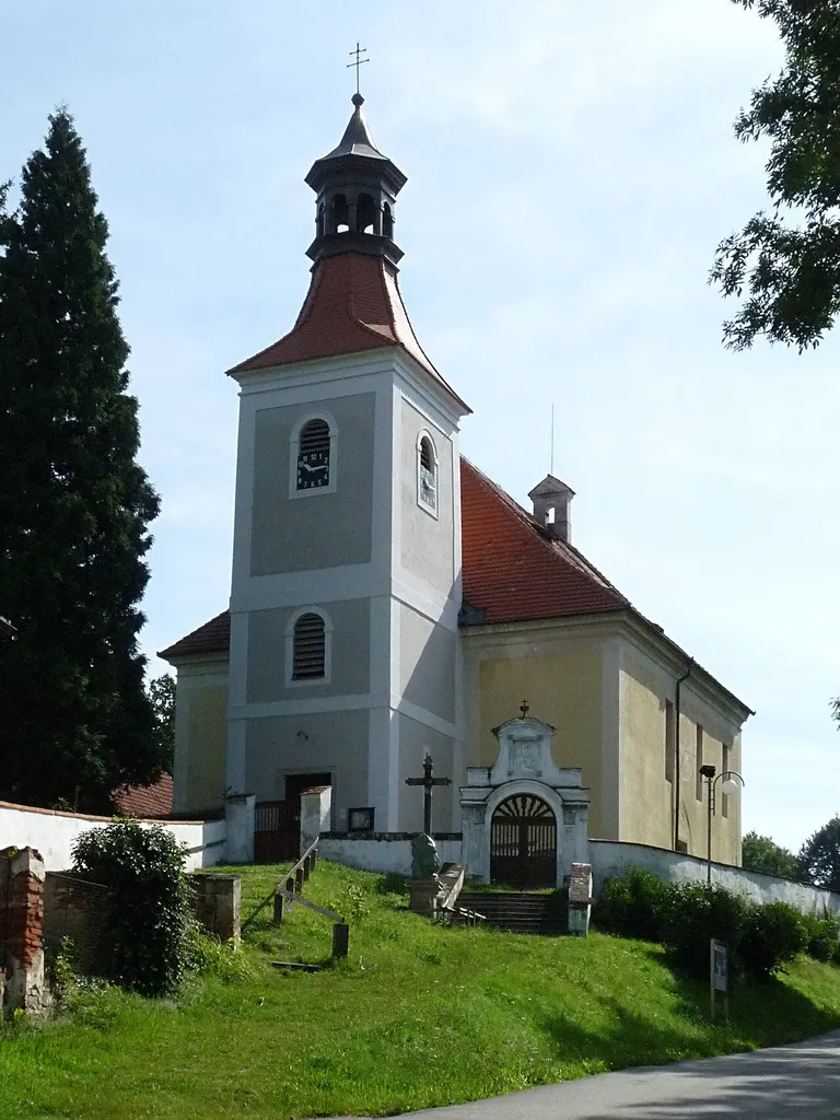 St Vincent church in Doudleby, České Budějovice district, Czech Republic