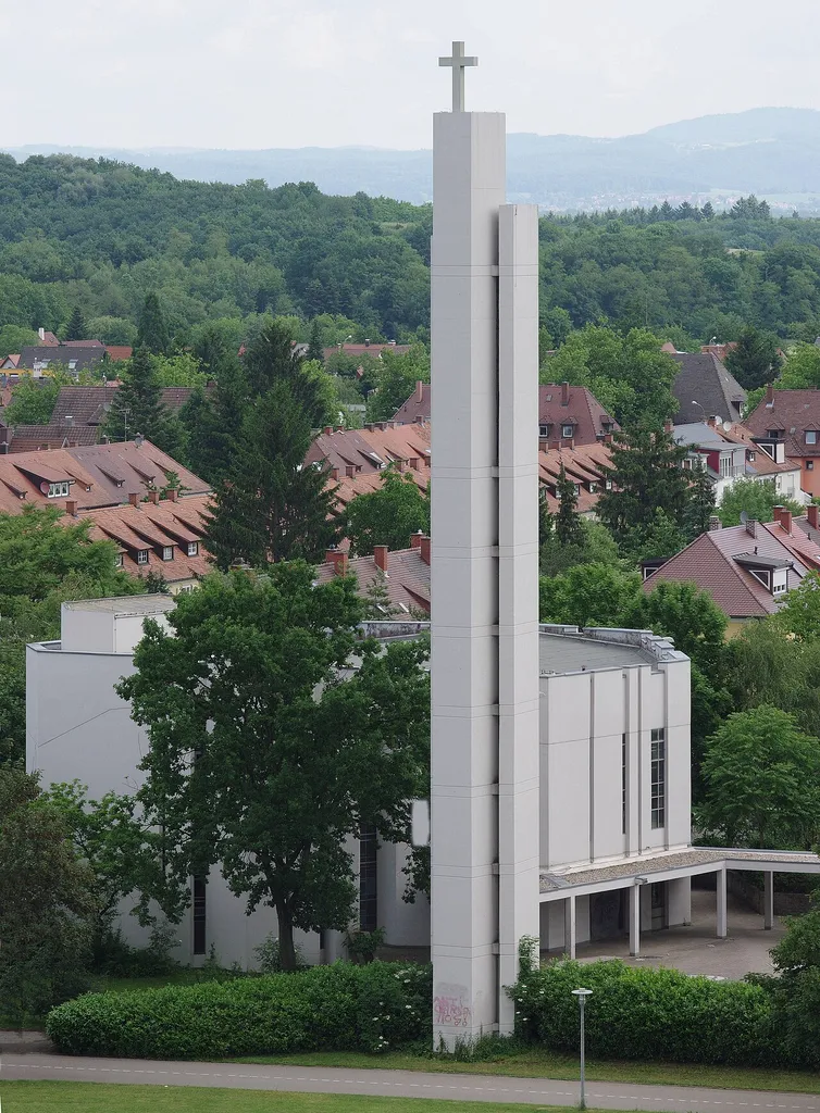 Die evangelische Markuskirche in Freiburg Mooswald