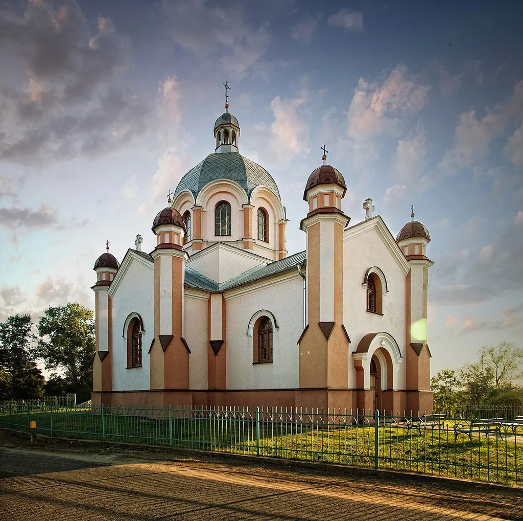 Kuryłówka, cerkiew gr.-kat., ob. kościół rzym.-kat. fil. p.w. św. Mikołaja, 1896