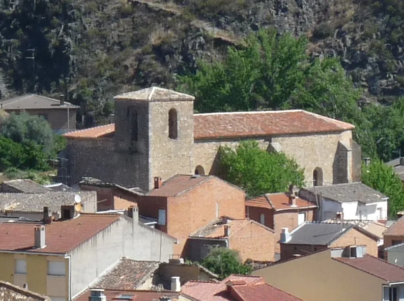 View of Tortuero, Guadalajara, Castile-La Mancha, Spain.