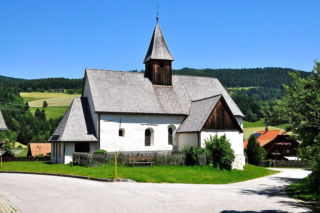 Subsidiary church Saints Peter and Paul at Hart #11, market town Liebenfels, district Sankt Veit, Carinthia, Austria, EU