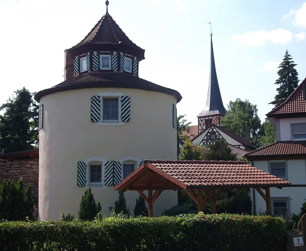 round tower of the former fortifications