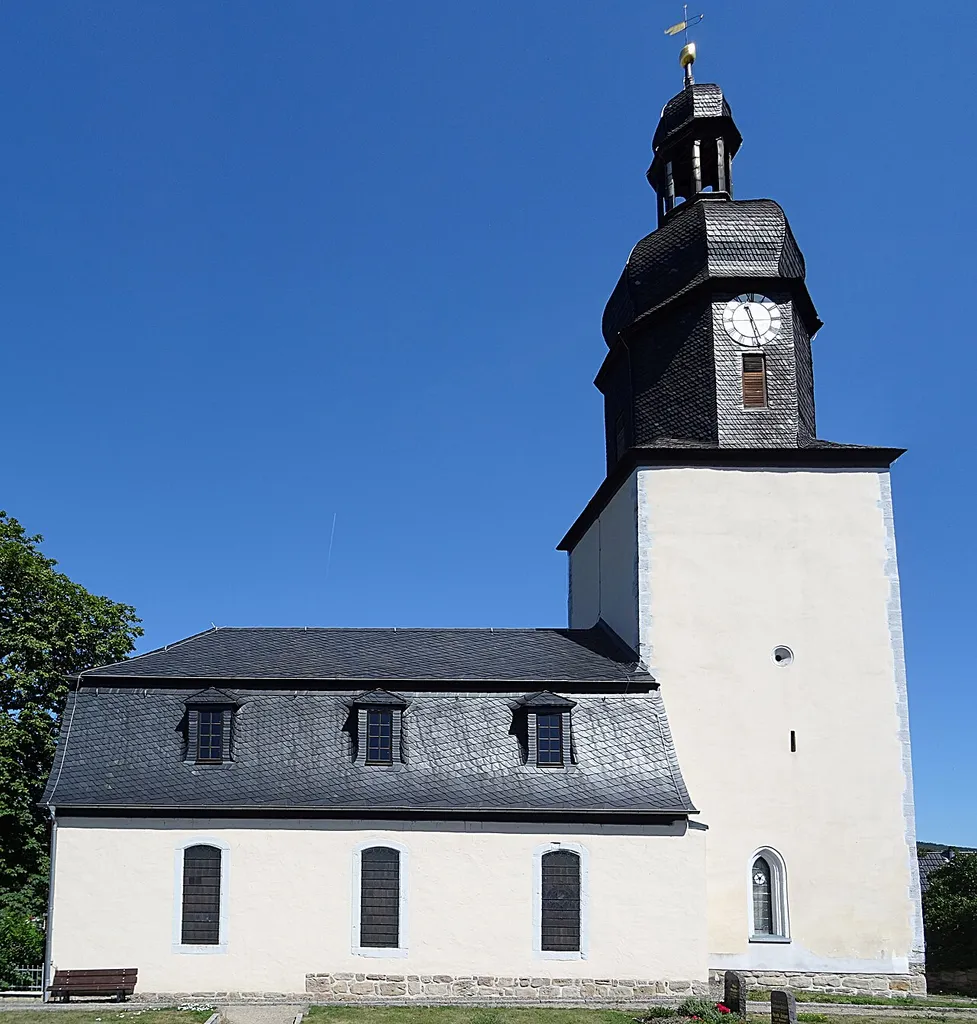 Dorfkirche Oberwellenborn von Süden