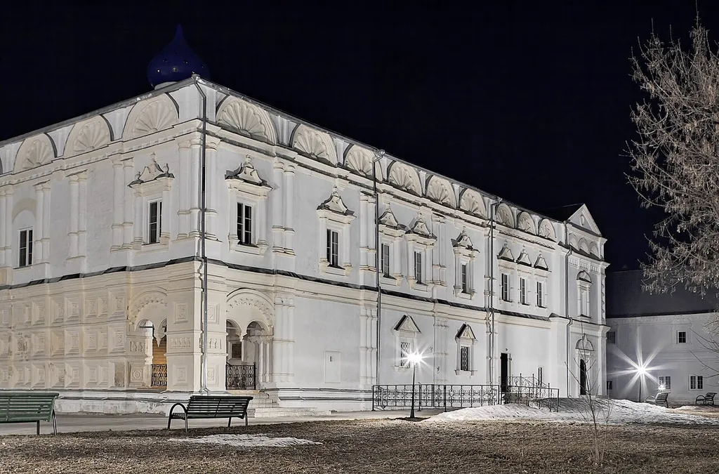 Danilov monastery in Pereslavl, church of Praise of Virgin Mary. North-west view.