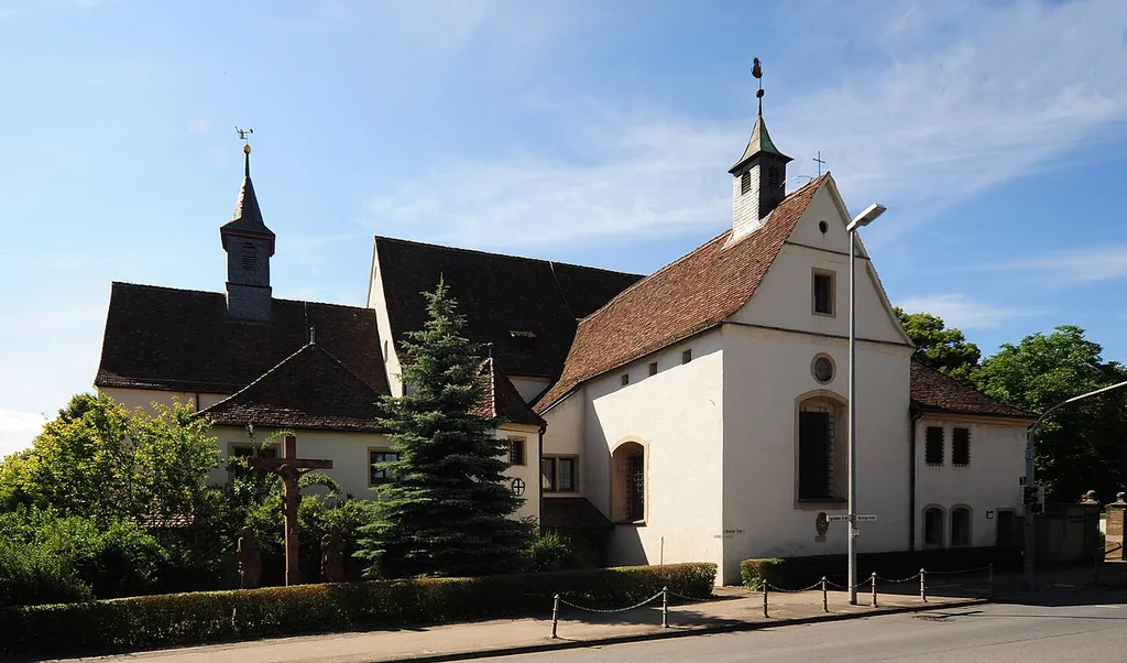The Capuchin church, built in 1637.