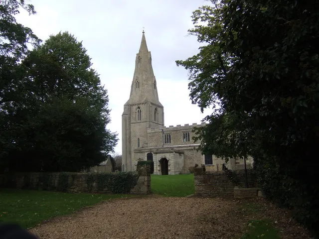 St Michael's parish church, Chesterton, Cambridgeshire (formerly Huntingdonshire), seen from the southeast