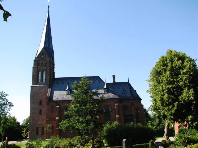 Ev.-Luth. church St. Gallus in Neugalmsbüll, Municipality of Galmsbüll, Germany