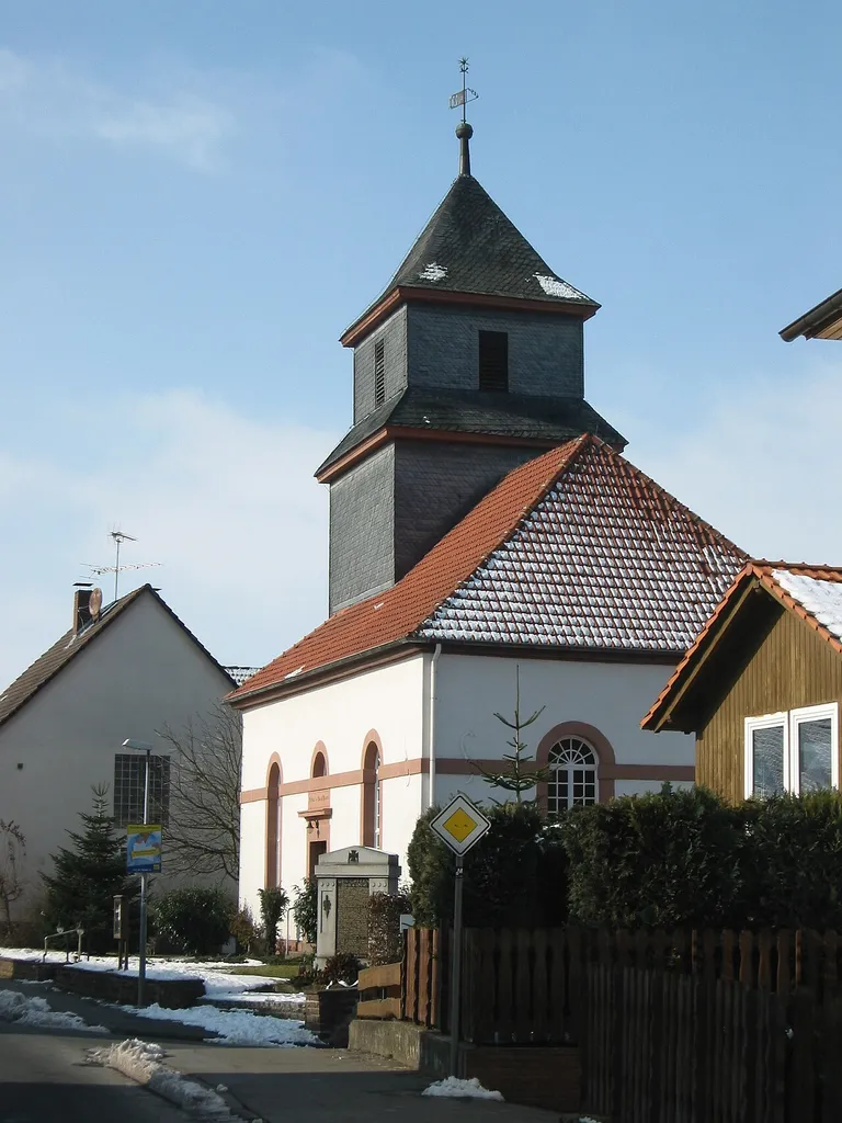 Church in Niederlistingen, Breuna, Hesse, Germany.