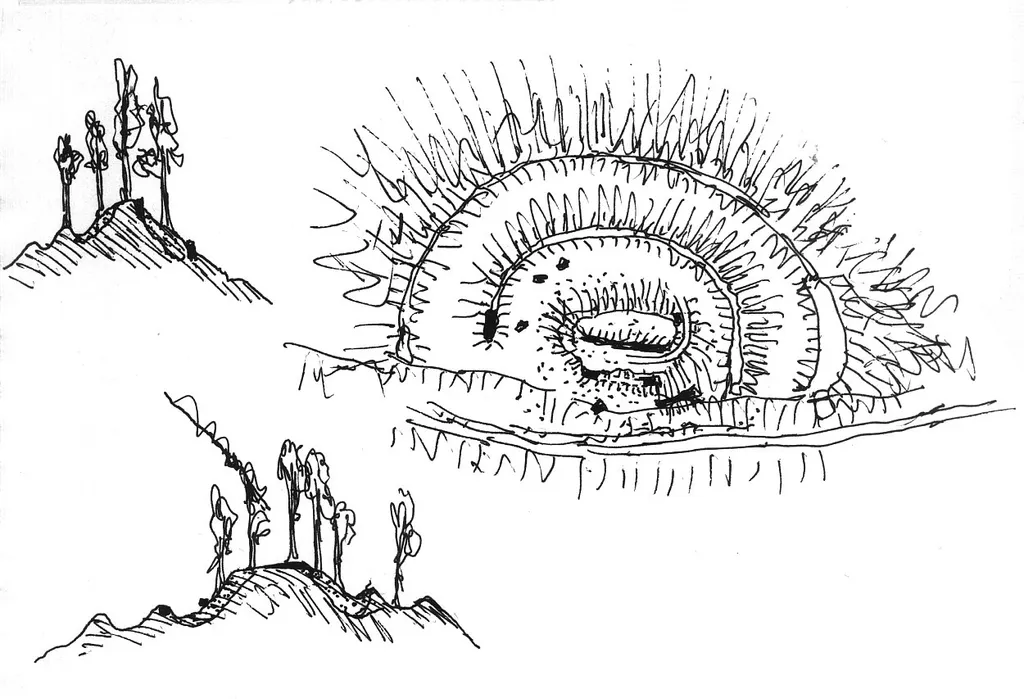 Stollenburg bei Durbach, Lageplan und Aufrisse