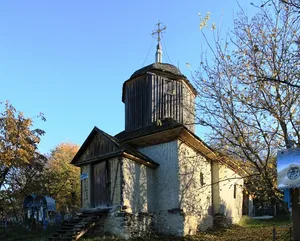 Archangels wooden church in Vorniceni, Strășeni