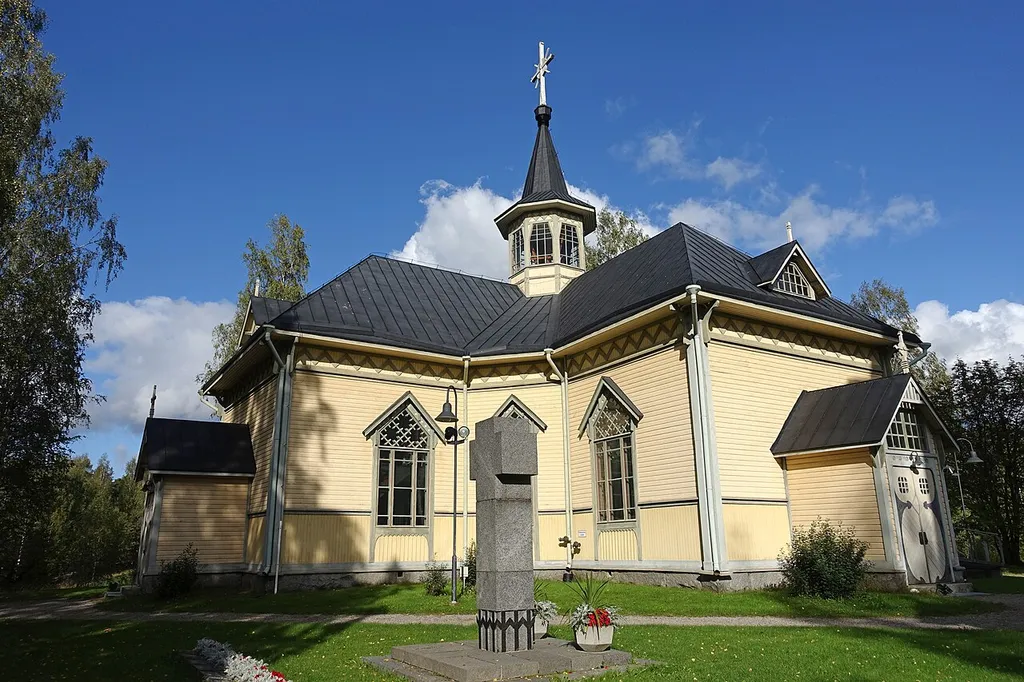 This is a photo of a monument in Finland identified by the ID 'Q30505921' (Q30505921) - RKY: 4433