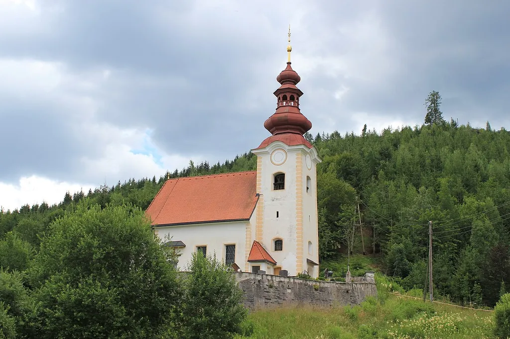 Church in Sankt Stefan in the community of Straßburg
