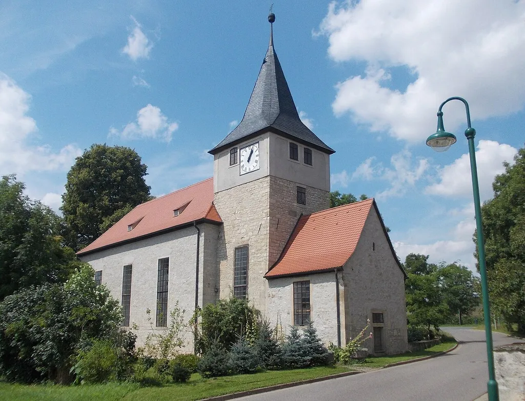 St. Martin's Church in Spielberg (Lanitz-Hassel-Tal, district: Burgenlandkreis, Saxony-Anhalt)