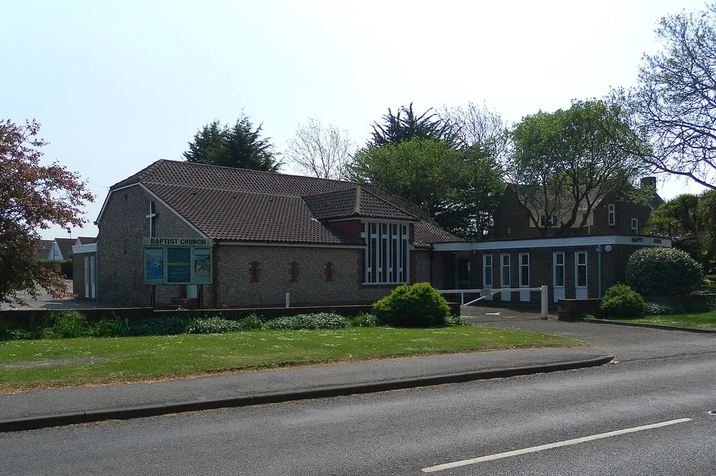 Angmering Baptist Church, Angmering, Arun District, West Sussex, England. Converted from a barn in the 1970s.