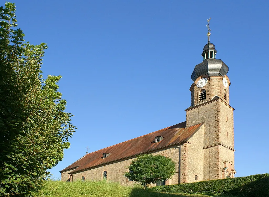 The church St. Barbara in Wenighösbach