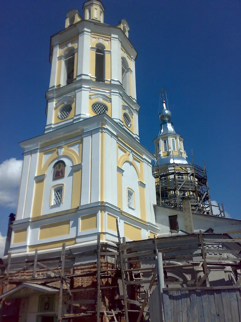 took this photo using my mobile, in July 2008, in Kozelsk.