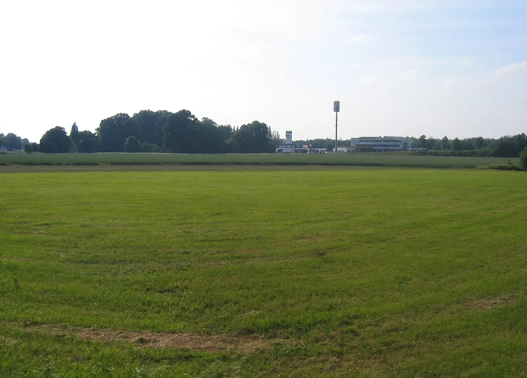 Near Else River in Bünde, District of Herford, North Rhine-Westphalia, Germany.