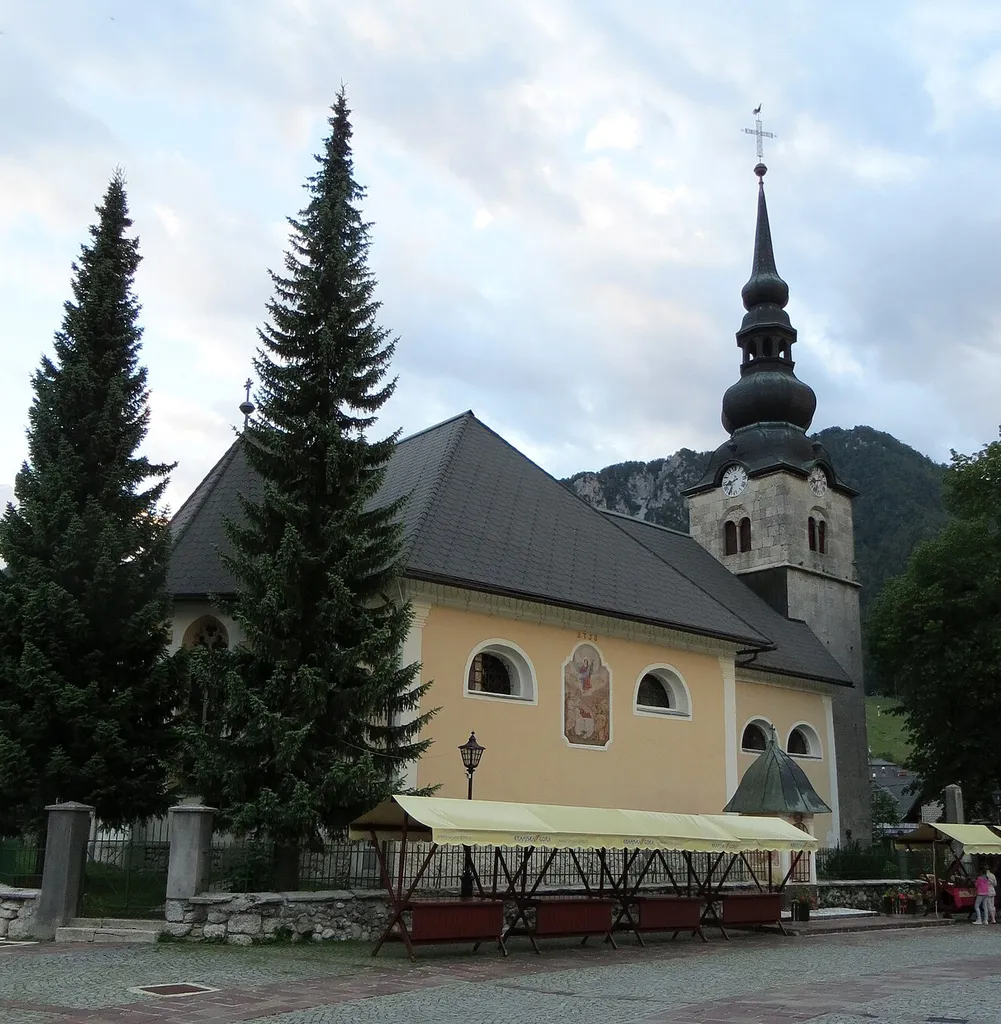 Assumption Church in Kranjska Gora, Municipality of Kranjska Gora, Slovenia