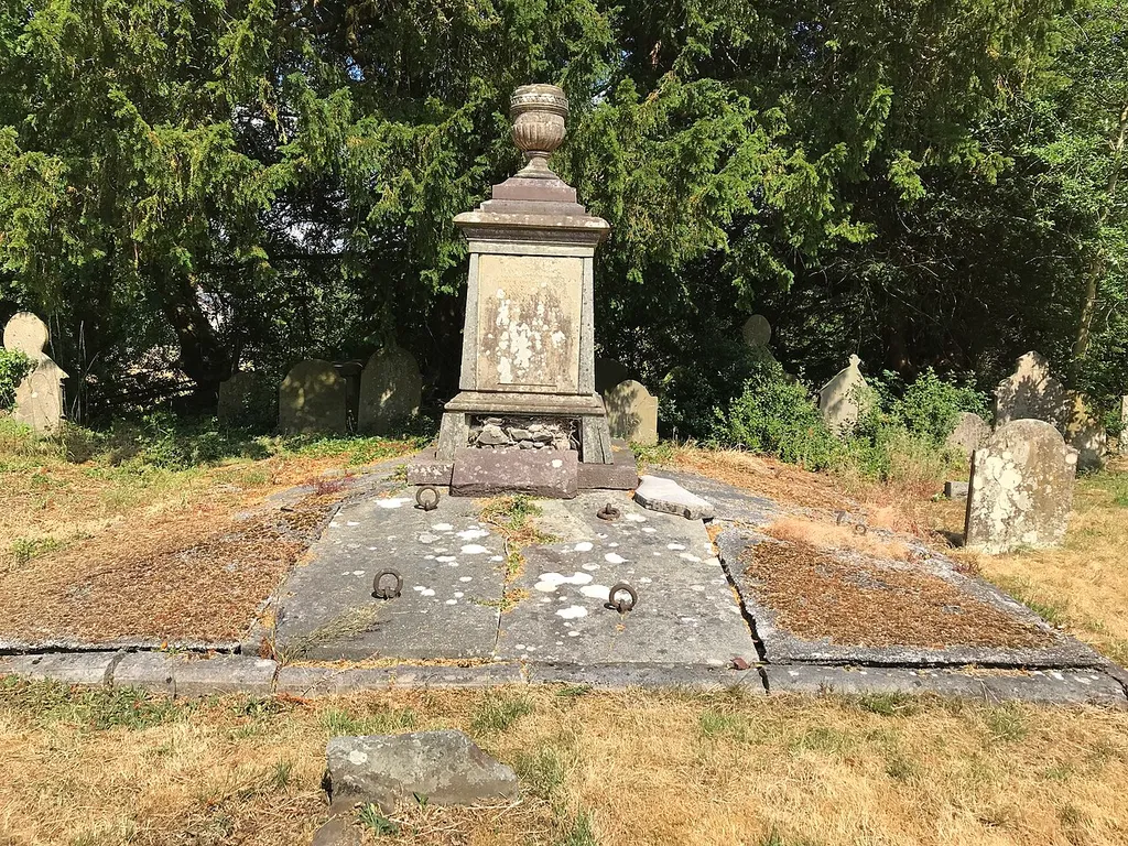Jones monument in NE part of churchyard of parish church