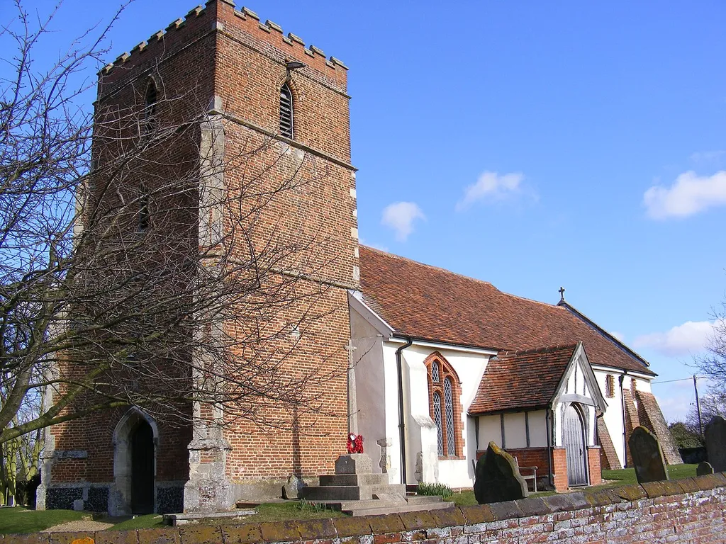 Church of St Peter in Levington, Suffolk, England. A Grade I listed medieval church.