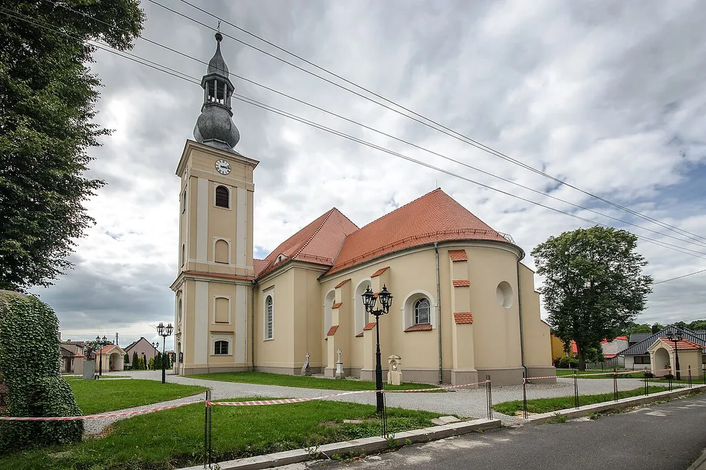 Rychtal, kościół par. p.w. Ścięcia św. Jana Chrzciciela, 1784-1785