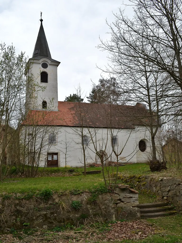 Nová Ves nad Lužnicí - Krabonoš, kostel sv. Jana Křtitele
