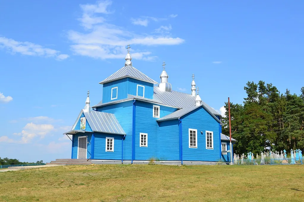 Church of St. George in the village Rostan' Shatsk district Volyn region Ukraine