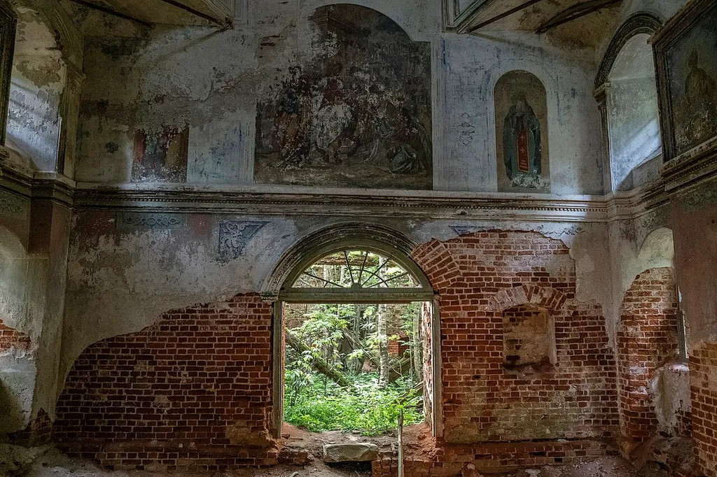 Церковь Воздвижения Креста: Ляхово, Кашинский район, Тверская область