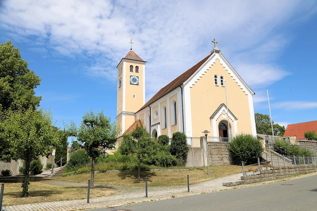 Pfarrkirche St. Margareta in Weihern, Stadt Pfreimd, Landkreis Schwandorf, Oberpfalz, Bayern