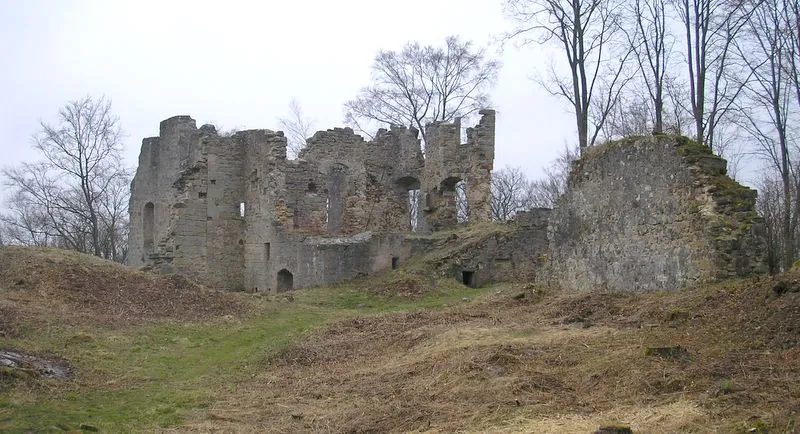 Burg Rauheneck (Haßberge). Der Palas.