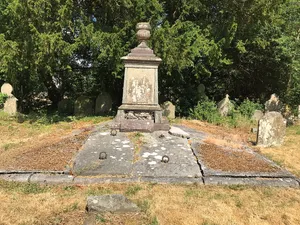 Jones monument in NE part of churchyard of parish church