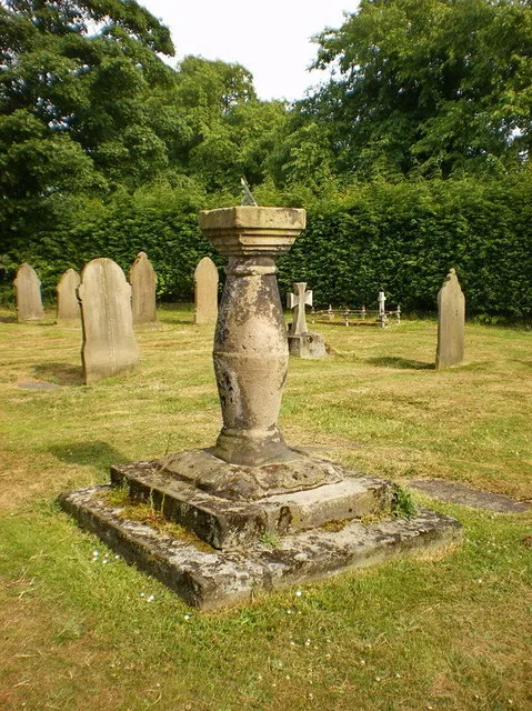 Sundial in St Cuthbert's parish churchyard, Halsall, Lancashire