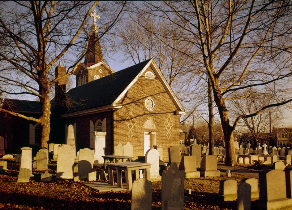 Old Trinity Church in Philadelphia, Pennsylvania.