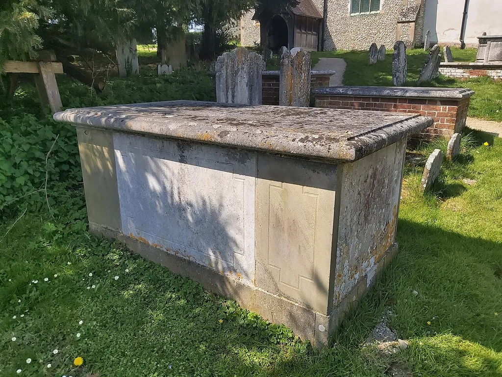 Table tomb 17 metres south of St Mary's Church, Bentley, Hampshire.