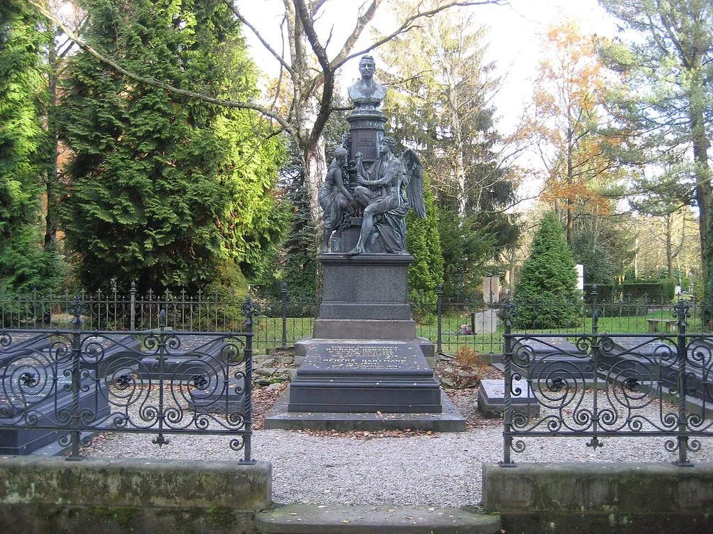 The Grave of the Family Richard Hartmann in Chemnitz
