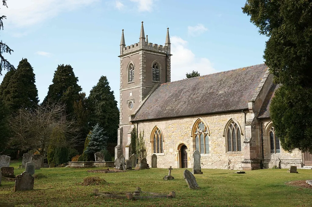 Holy Trinity parish church, Arrow, Warwickshire, seen from the southeast