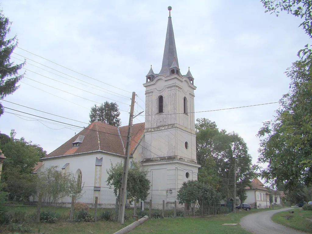 Reformed church in Gornești, Mureș county, Romania