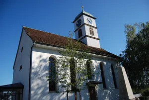 reformed church with tomb of Captain Heinrich Frauenfelder
