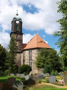 Kirche Lohmen, Kirchhofstor und Einfriedung (Einzeldenkmale zu ID-Nr. 09305291) Dorfstraße -