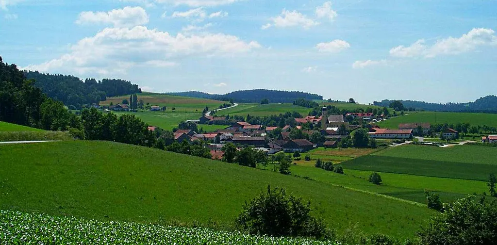 Zenching mit Pfarrkirche St. Ädigius