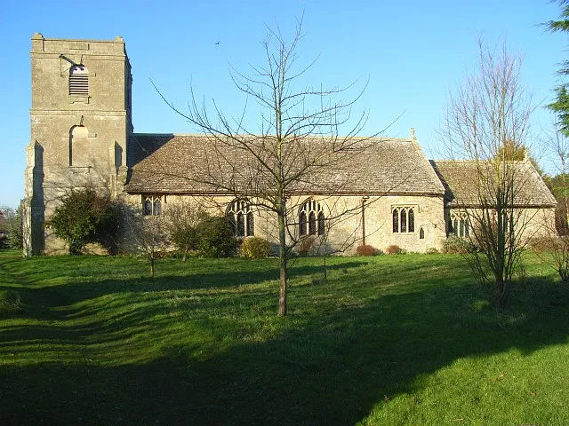 Church of England parish church of St Mary the Virgin, Longcot, Oxfordshire (formerly Berkshire). The church is 13th century and the tower was added in 1722.