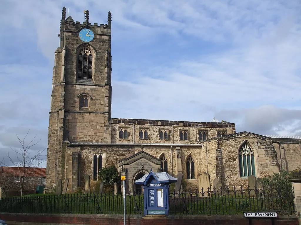 All Saints Church The Pavement Pocklington in the East Riding of Yorkshire, England.