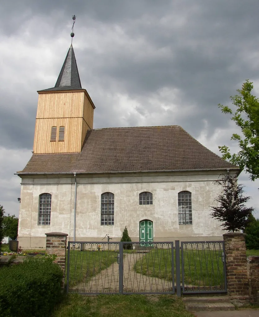 Church in Beelitz-Schlunkendorf in Brandenburg, Germany