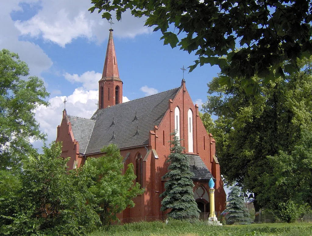 Kołdrąb - kościół św. Jana Chrzciciela, 1901, arch. Alexis Langer (zabytek nr A 799)