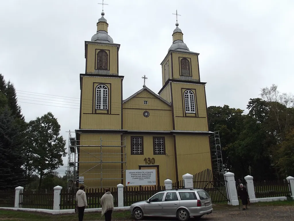 Saint Stanislaus bishop Catholic church in Višakio Rūda, Kazlų Rūda municipality, Lithuania
