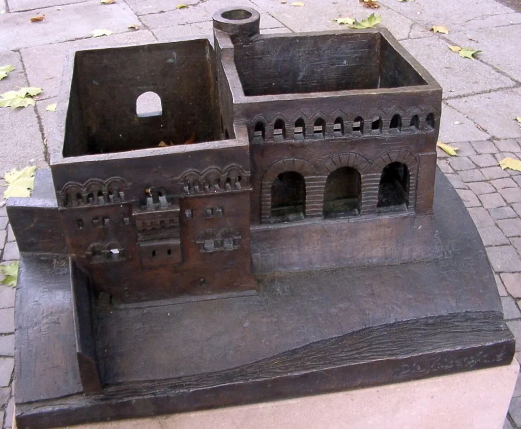 Modell der Kaiserpfalz Kaiserslautern