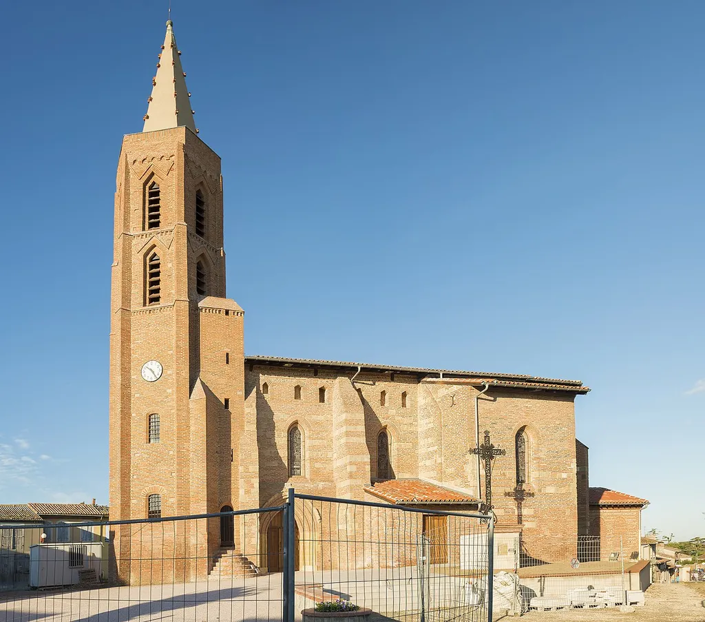 Church Notre-Dame-du-Rosaire, Aussonne, Haute-Garonne, France