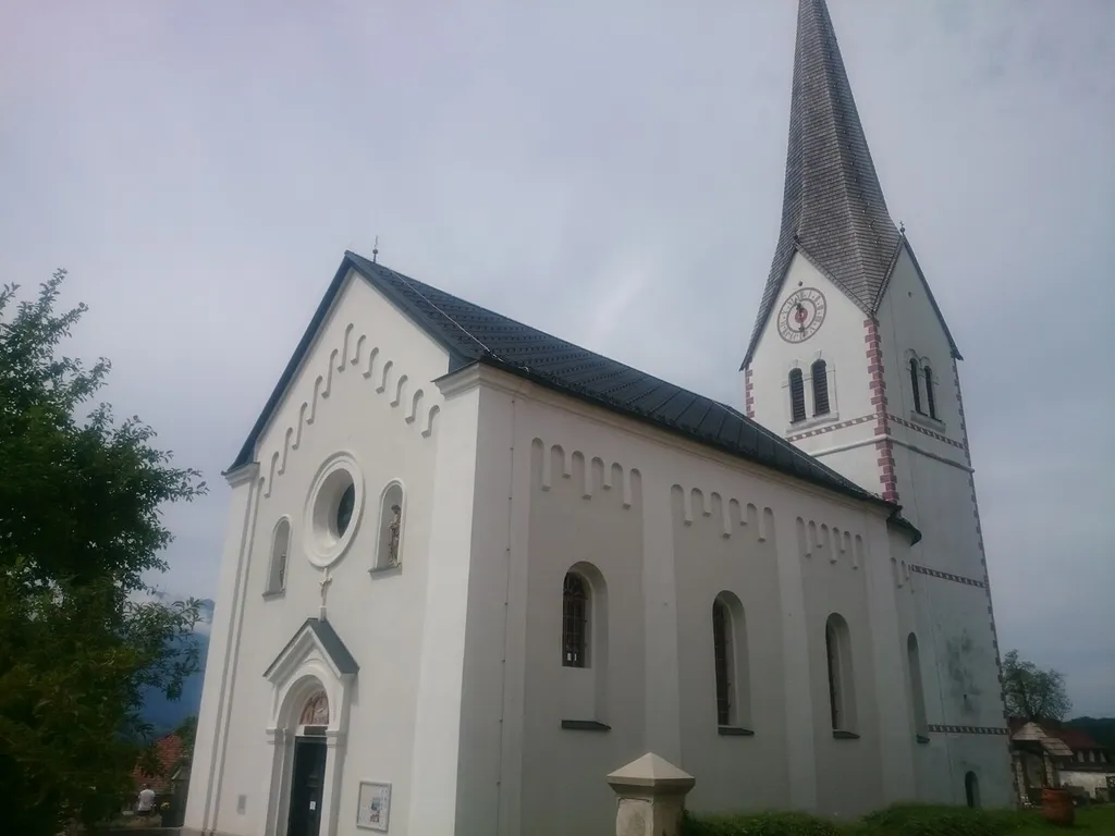 Šentanel, municipality of Prevalje, St. Daniel's church. More info (in Slovenian only).